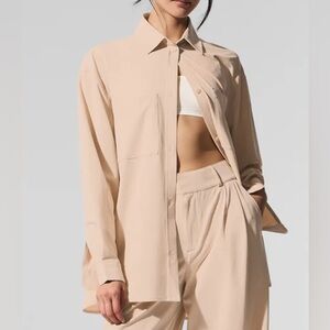 ALO Yoga Dreamscape Button Down Long Sleeve Shirt